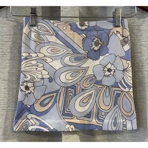 Bebe Tube top‎ P/S women Blue Floral Design Made in USA